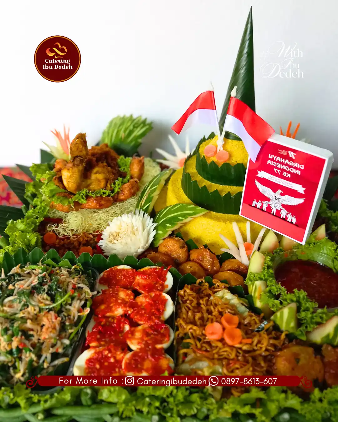 Paket Tumpeng Premium 2 mulai Rp400.000 Catering Ibu Dedeh