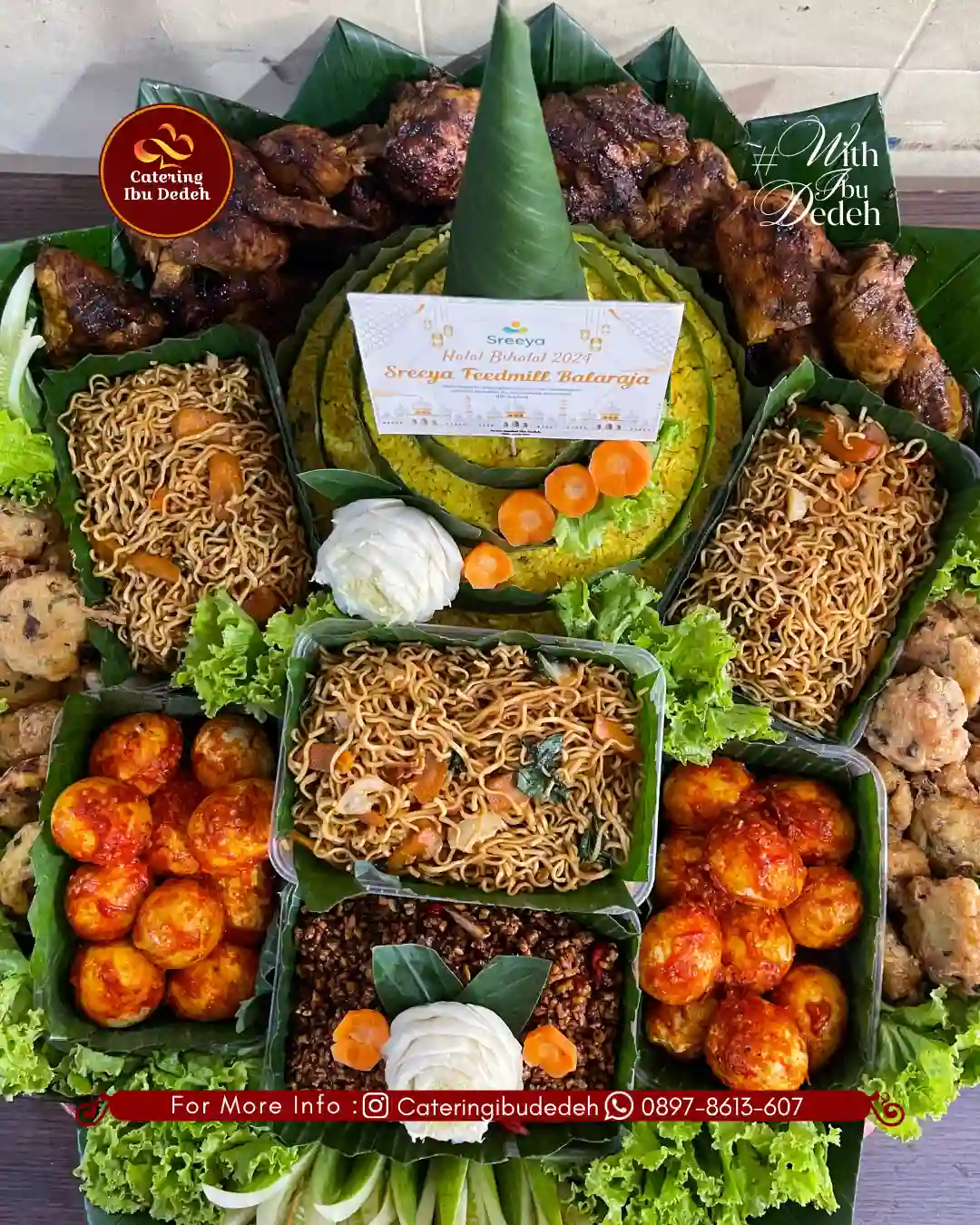 Paket Tumpeng Premium 3 mulai Rp400.000 Catering Ibu Dedeh