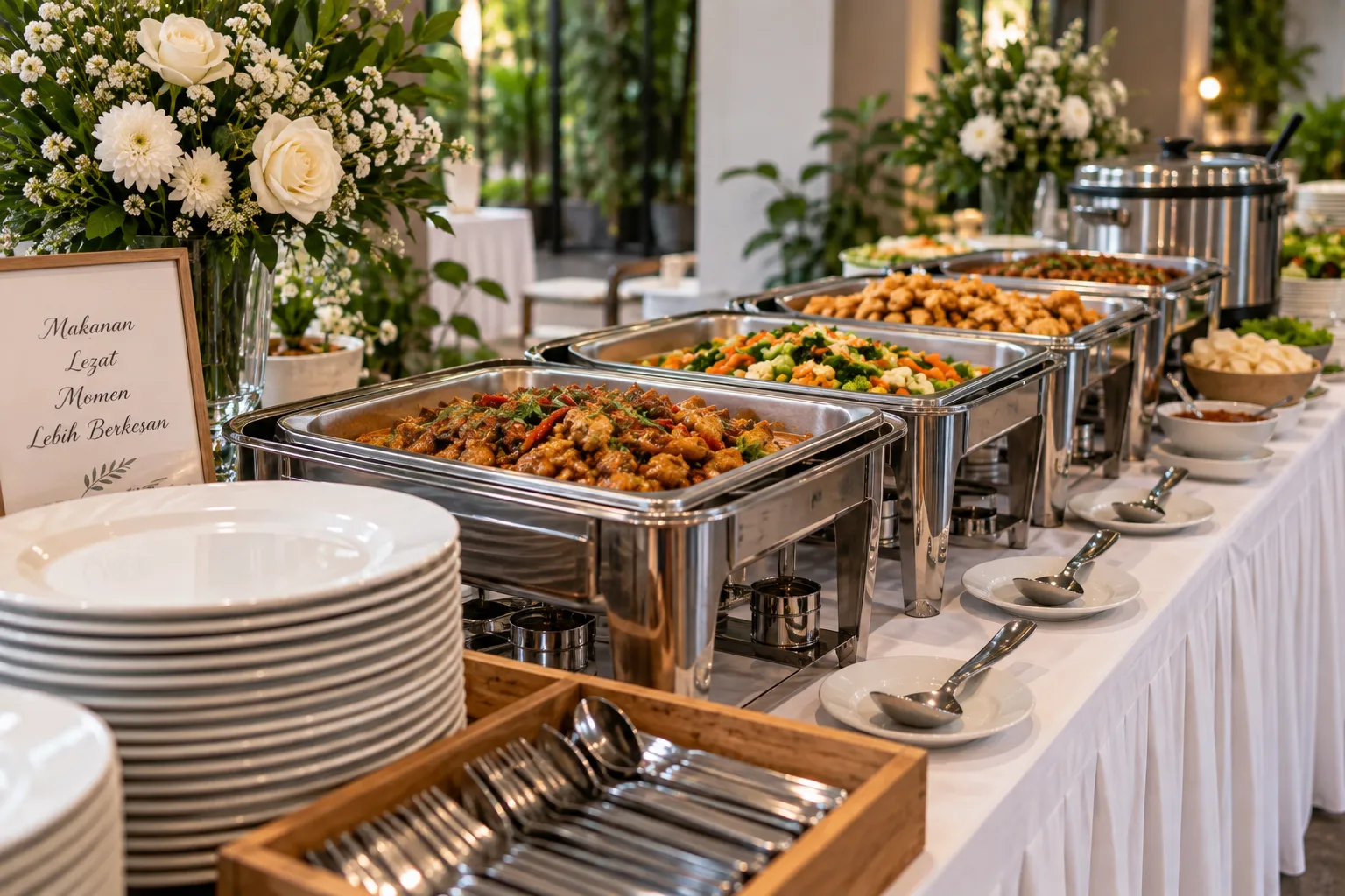 Catering prasmanan untuk pernikahan di Jakarta dari Catering Ibu Dedeh